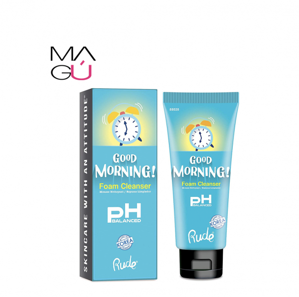 Jabón de Rostro Good Morning foam cleanser Marca Rude