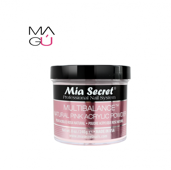 Multibalance Natural Pink Acrílico Powder Mia Secret 58gr