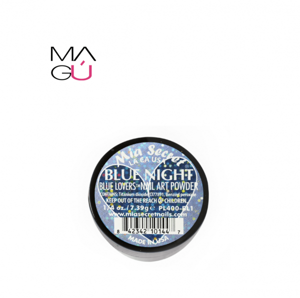 BLUE NIGHT -BLUE LOVERS NAIL ART POWDER MIA SECRET