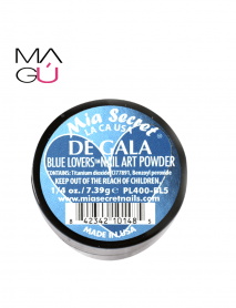 DE GALA BLUE LOVERS NAIL ART POWDER MIA SECRET