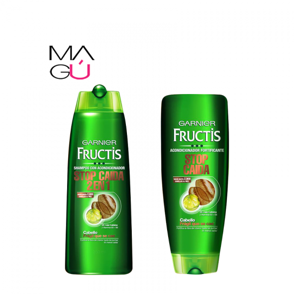 MAGU_Shampoo Stop Caída Garnier Fructis 2 EN 1