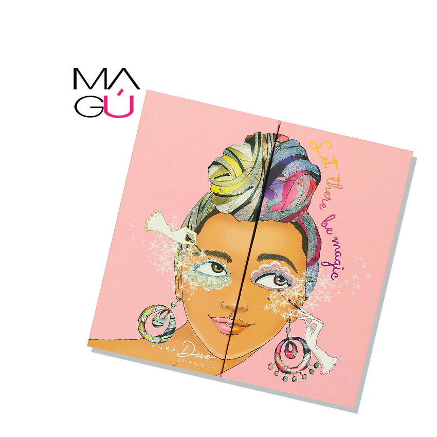 Sombras Let There Be Magic Duo Paleta de sombras marca kara Sombras Let There Be Magic Duo Paleta de sombras