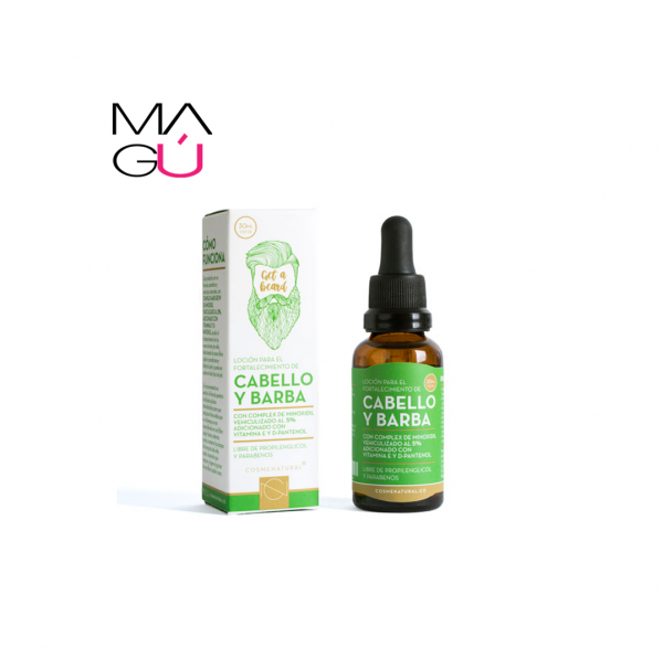 MAGU_Loción Para El Fortalecimiento De Cabello Y Barba 30ml