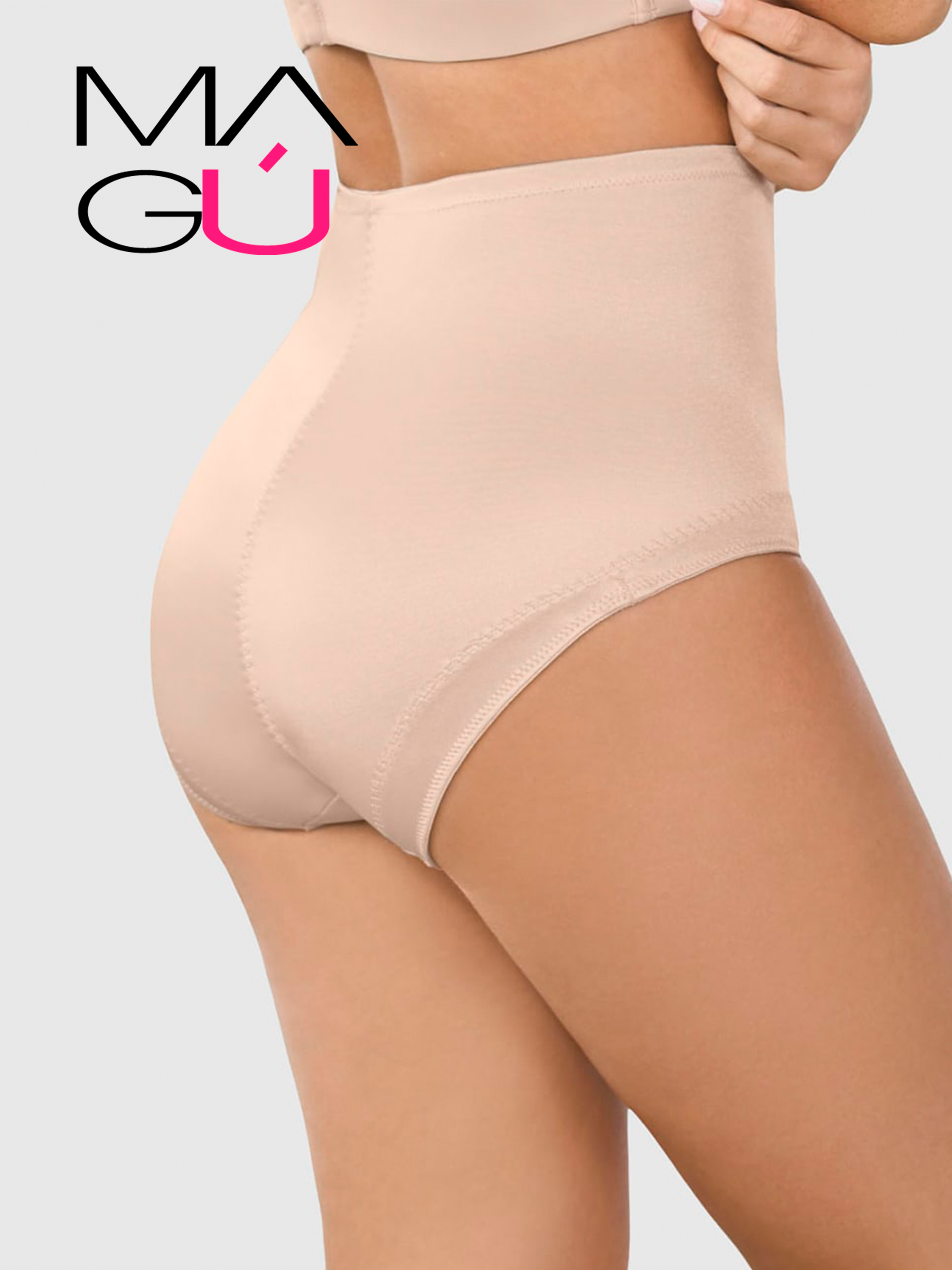 PANTY BEIGE CONTROL DE ABDOMEN Y CINTURA LEONISA - MAGÚ ECUADOR