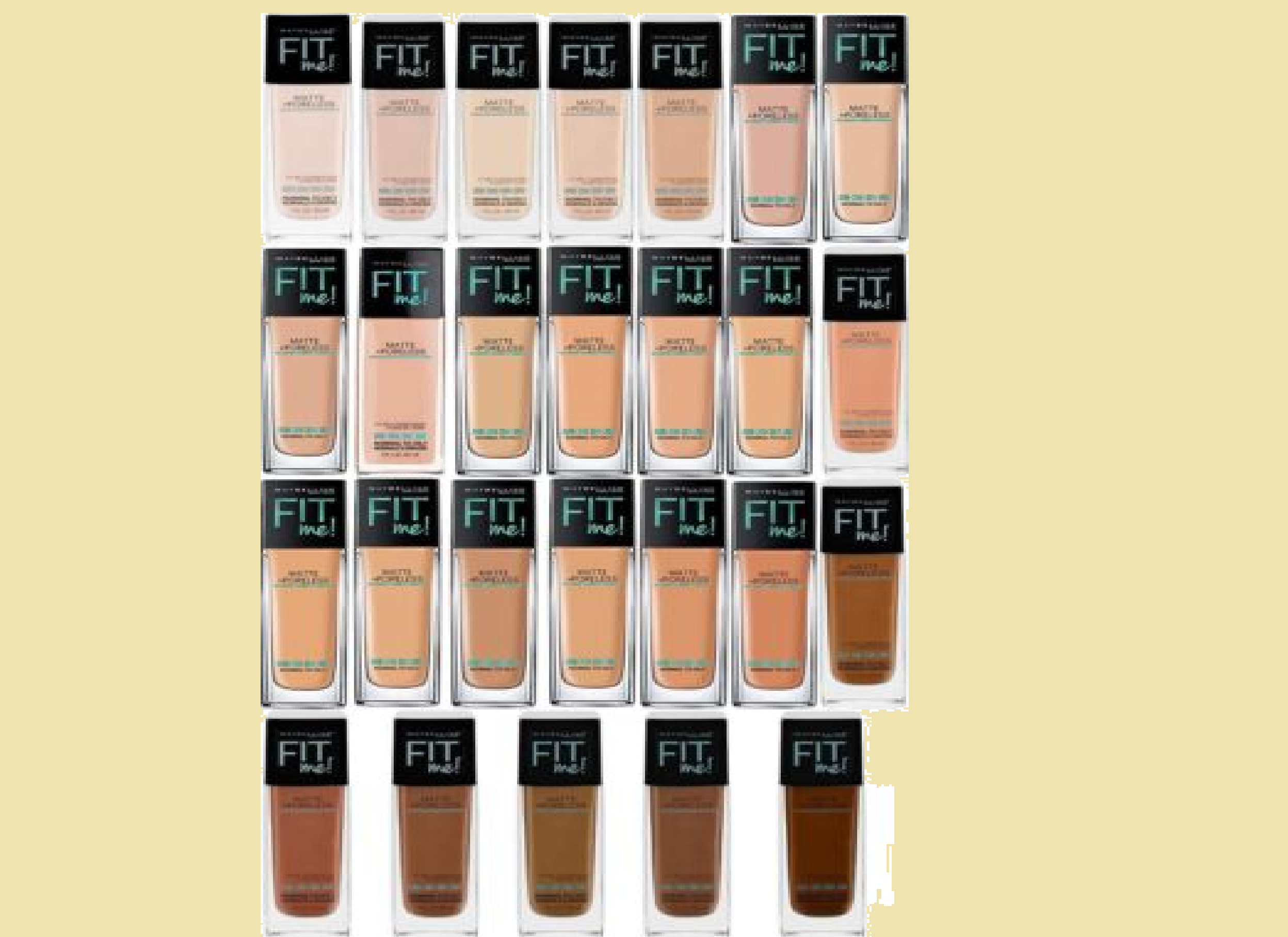 Base de maquillaje líquida Maybelline Fit Me Matte + Porreless