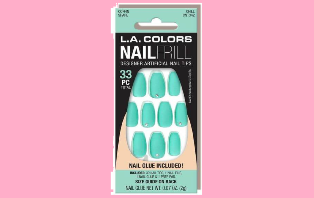 L.A. Colors Nail Frill Artificial Nail Kit - wide 9