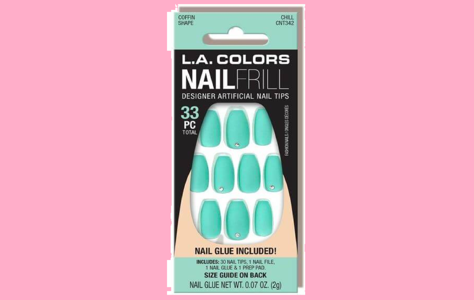 8. Teal Coffin Nail Tips - wide 4