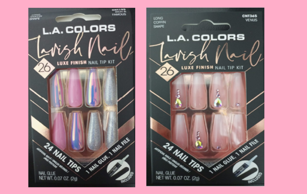 Uñas postizas L.A. Colors Lavish Nails Luxe Finish Nail Tip Kit MAGÚ